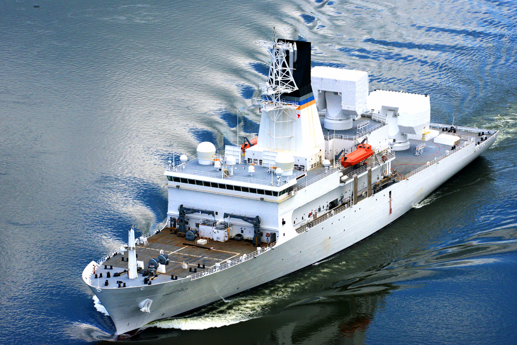 AFTAC research vessel at sea